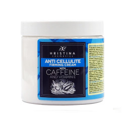 Anti Cellulite Firming Cream with Caffeine and Vitamin E, Hristina, 200 ml