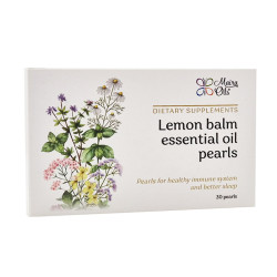 Lemon balm essential oil pearls, Maira, 30 pearls