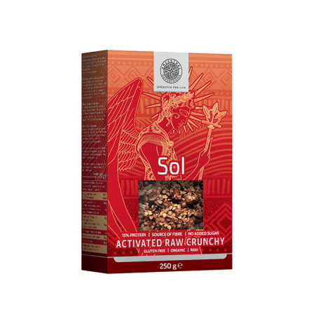 SOL - activated raw crunchy, Ancestral Superfoods, 250 g