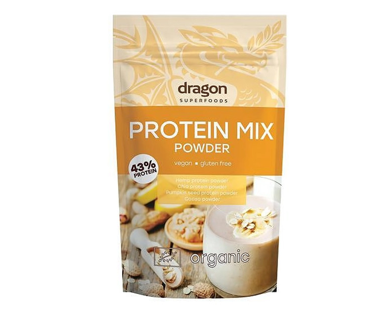 Organic Protein Mix powder, Dragon Superfoods, 200 g