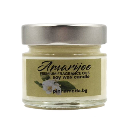 Soy Wax Candle - Amarijee, Pinna Moda, 110 ml