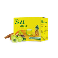 Zeal Lozenges, cough and sore throat, Vasu, 60 lozenges