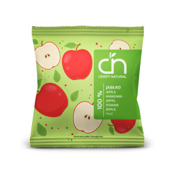 Dried apple chips, Crispy Natural, 18 g