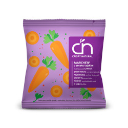 Carrot chips with Thai spices, Crispy Natural, 18 g