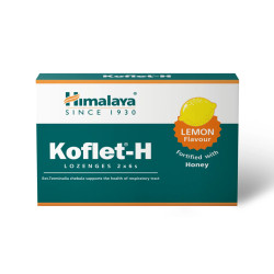 Koflet-H, Lemon Flavour, Himalaya, 12 lozenges