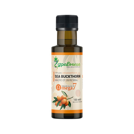 Sea Buckthorn oil, natural, cold pressed, Zdravnitza, 100 ml