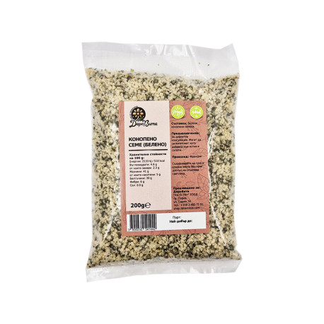 Hulled Hemp Seeds, DaroVita, 200 g