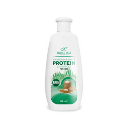 Magnesium and Wheat Protein, Men shampoo, Hristina, 400 ml