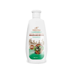 Natural Moisturizing Brazilian Herbs Shampoo, Hristina, 400 ml