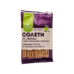 Organic Einkorn Sticks with coconut oil, Ecosem, 50 g