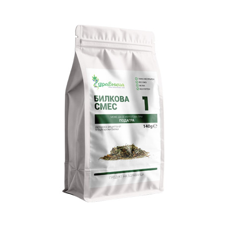 Herbal Blend 1, for Gout Support, Zdravnitza, 140 g