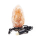 Table lamp made of Himalayan salt crystals, 1 pc