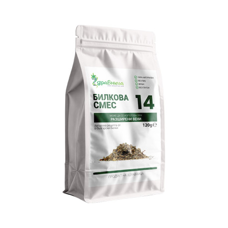 Herbal Blend 14, for varicose veins, Zdravnitza, 120 g