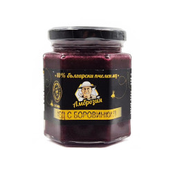 Мед с боровинки, Амброзия, 240 гр.