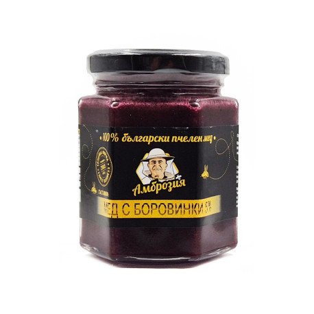 Мед с боровинки, Амброзия, 240 гр.