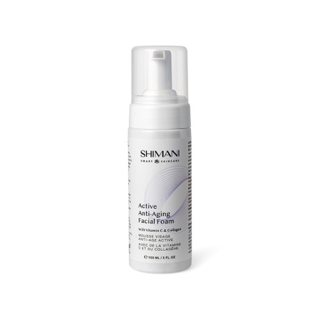 Active Anti-Aging Facial Foam with Vitamin C and Collagen, Shimani, 150 ml