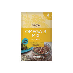 ORganic Omega 3 Mix - flax, hemp and chia, Dragon Superfoods, 30 g