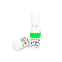 2 in 1 Inhaller with essential oils, Green Herb, 1 pc