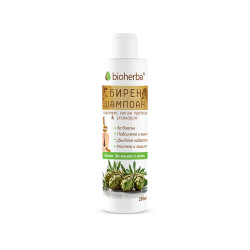 Beer shampoo with vegan protein and rosemary, Bioherba, 250 ml