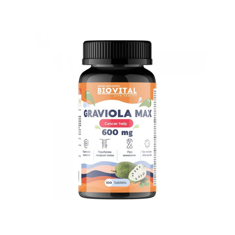 Graviola Max, Biovital, 100 tablets