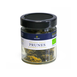 Organic dried prunes with pumpkin powder, Senarro, 100 g