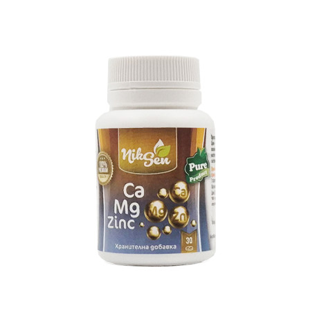 Calcium, Magnesium and Zinc, Niksen, 30 tablets Calcium, Magnesium and Zinc, Niksen, 30 tablets
