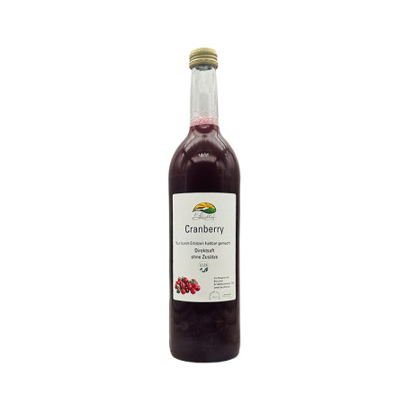 Cranberry juice, cold-pressed, Bleichhof, 720 ml Cranberry juice, cold-pressed, Bleichhof, 720 ml