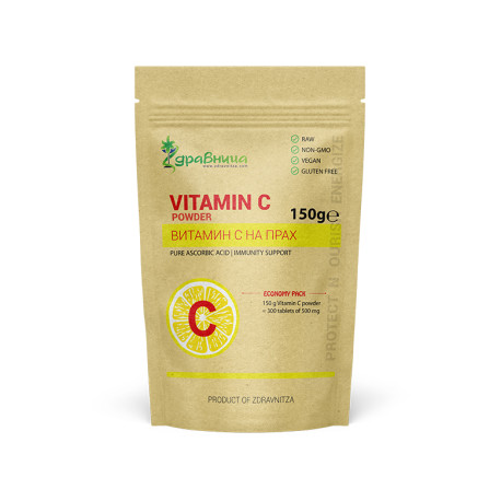 Vitamin C, powder, Zdravnitza, 150 g