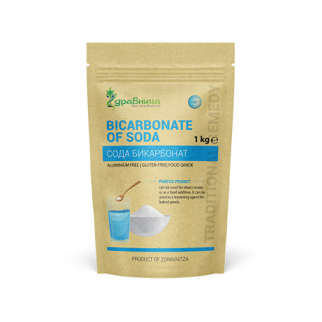 Bicarbonate of soda, Aluminum Free, Zdravnitza, 1 kg