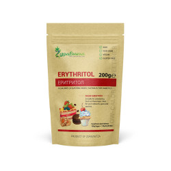 Еритритол, нискокалоричен подсладител, Здравница, 200 гр.