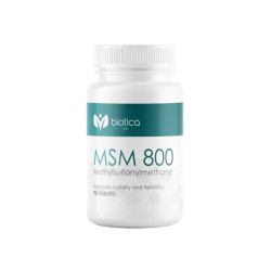 MSM 800 (Methylsulfonylmethane), Biotica, 90 tablets