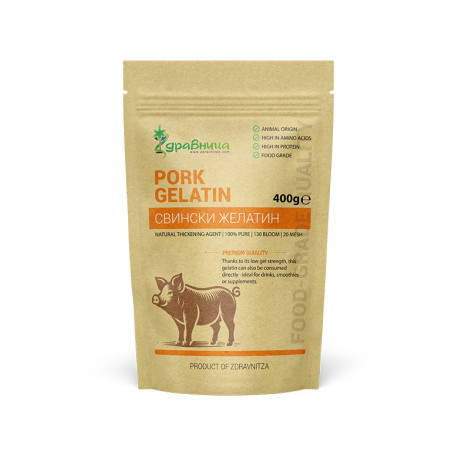 Pork Gelatin, for healthy joints, Zdravnitza, 400g