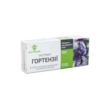 Hydrangea - extract, Elit-Pharm, 80 tablets