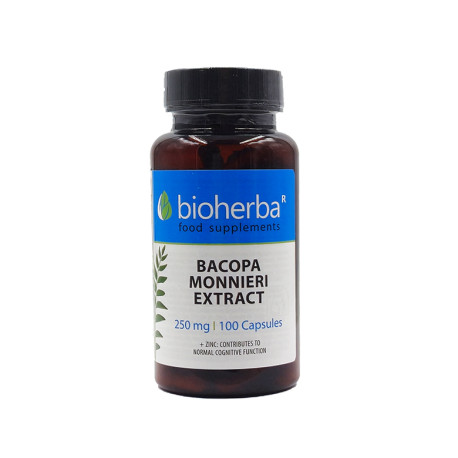 Bacopa Monnieri extract, Bioherba, 100 capsules