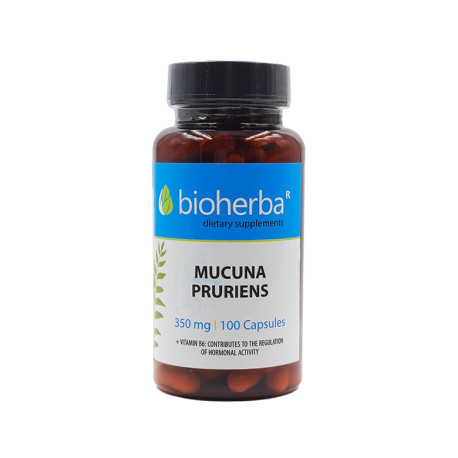 Mucuna Pruriens, Bioherba, 100 capsules