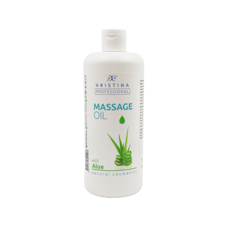 Professional Massage Oil - Aloe Vera, Hristina, 500 ml