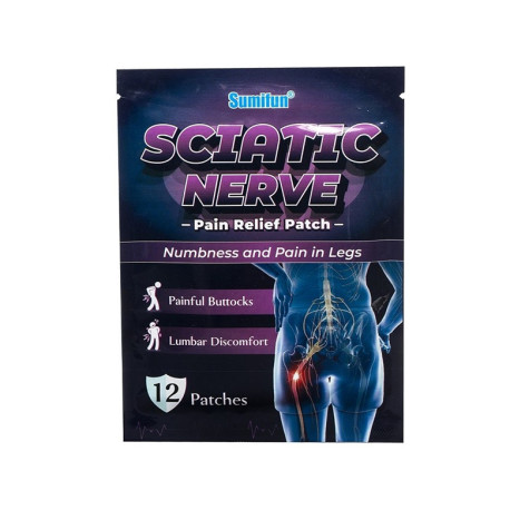 Пластири при болка в седалищния нерв и ишиас, 12 бр.