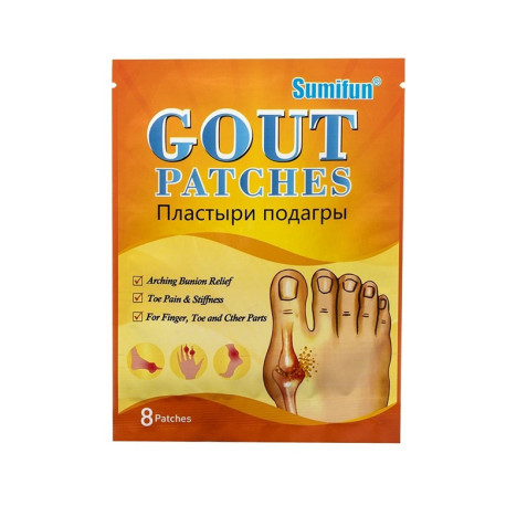 Gout Patches, Sumifun, 8 patches