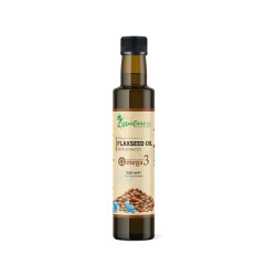 Flax seed oil, cold pressed, Zdravnitza, 250 ml