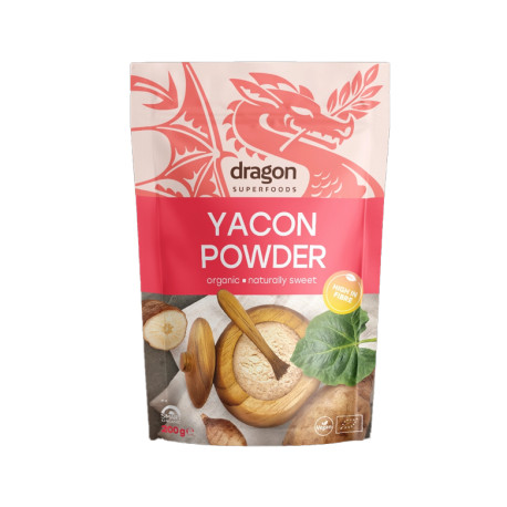 Organic Yakon Powder, Dragon Superfoods, 200 g Organic Yakon Powder, Dragon Superfoods, 200 g