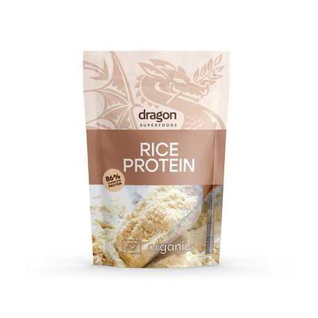 Organic Rice Protein Powder, Dragon Superfoods, 200 g