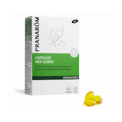 Aromaforce Nose & Throat Capsules, Pranarom, 30 capsules