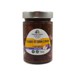Homemade Plum & Apple Jam, sugar-free, Dimmy's Farm, 330 g