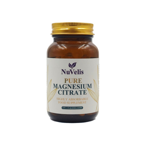Pure Magnesium Citrate, NuVelis, 60 capsules