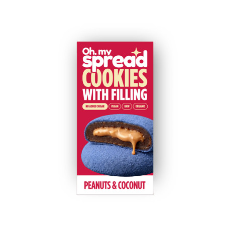 Organic Vegan Cookies - Coconut and Peanuts, Oh, My Spread, 60 g