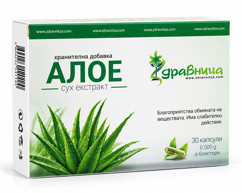 ALOEさま専用 Aloe, dry extract, Constipation help, Zdravnitza, 30 capsules