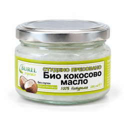 Organic Coconut Oil, Burel Organis, 200 ml
