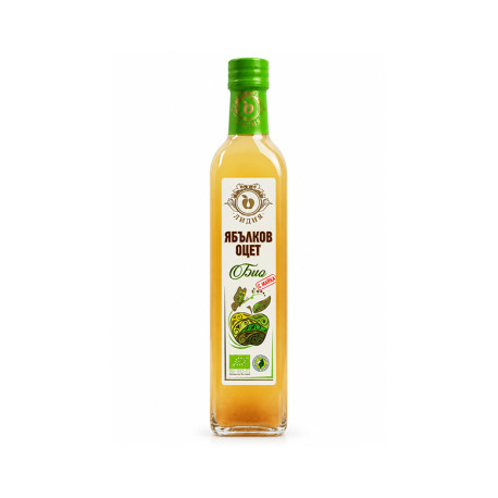 BIO Apple cider vinegar, unfiltered, Lydia, 500 ml