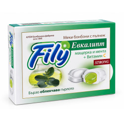 Fily Eucalyptus - Chewy Filled Candies, Alpi, 70 g