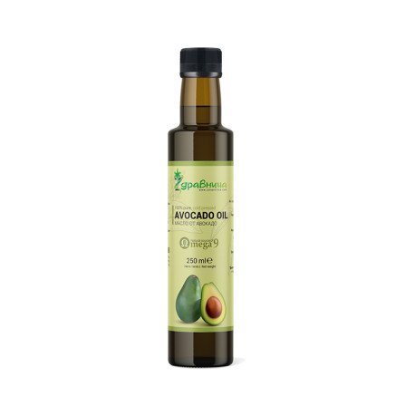 Avocado Oil, Cold Pressed, Zdravnitza, 250 ml